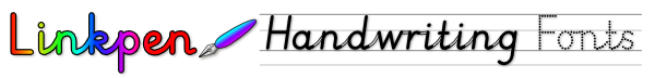 (image for) Linkpen Handwriting Fonts